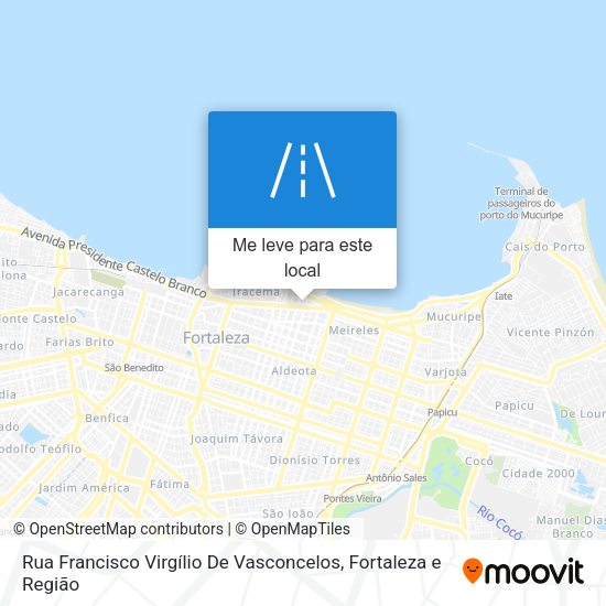 Rua Francisco Virgílio De Vasconcelos mapa