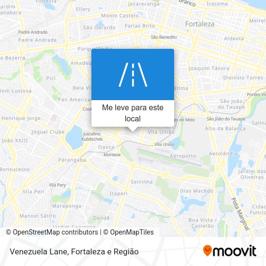 Venezuela Lane mapa