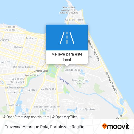 Travessa Henrique Rola mapa