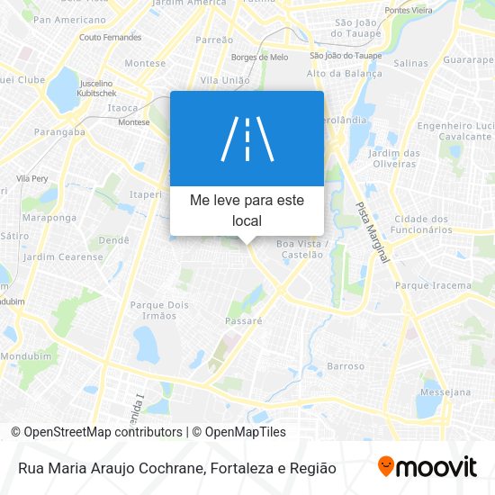 Rua Maria Araujo Cochrane mapa