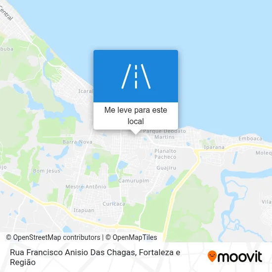 Rua Francisco Anisio Das Chagas mapa