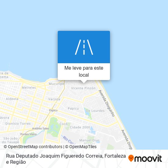 Rua Deputado Joaquim Figueredo Correia mapa