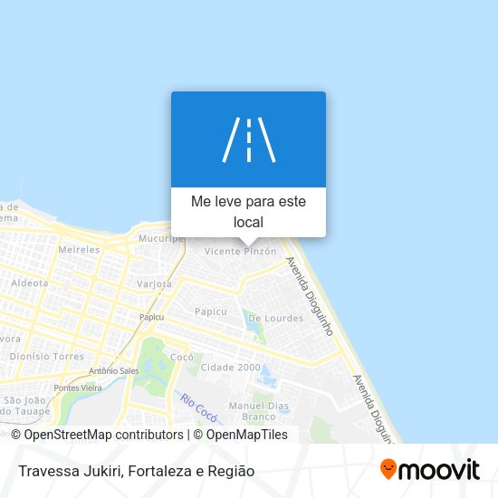 Travessa Jukiri mapa