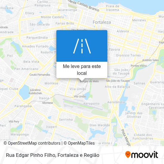 Rua Edgar Pinho Filho mapa