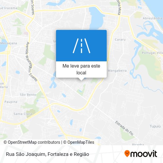 Rua São Joaquim mapa