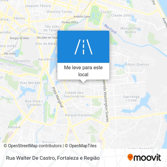 Rua Walter De Castro mapa