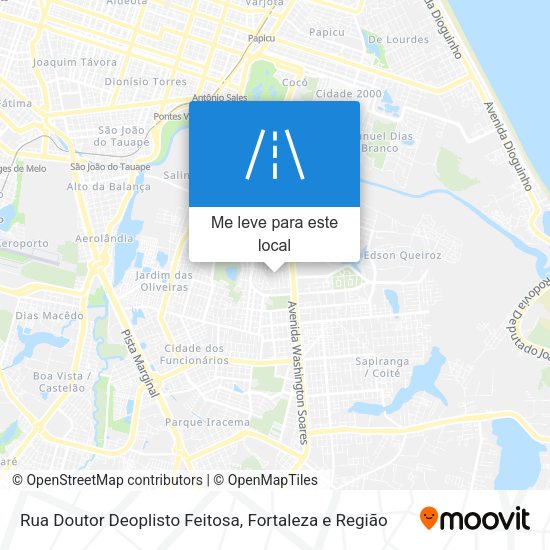 Rua Doutor Deoplisto Feitosa mapa