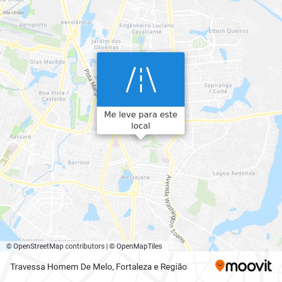 Travessa Homem De Melo mapa