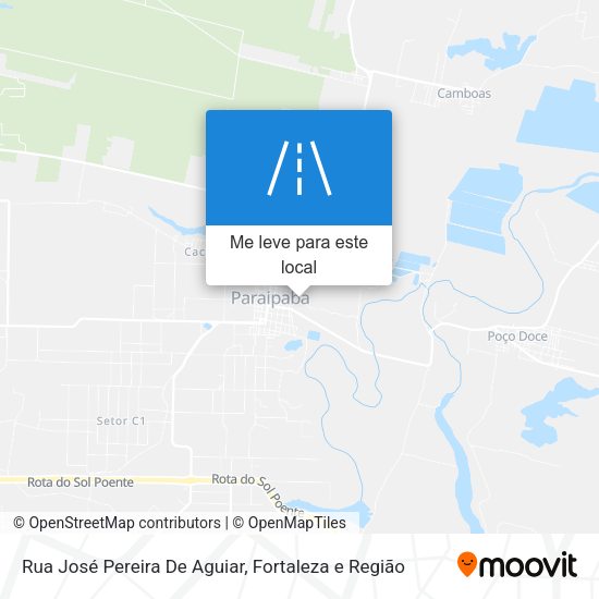 Rua José Pereira De Aguiar mapa