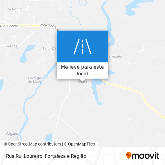 Rua Rui Loureiro mapa