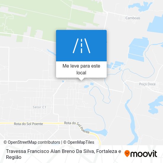 Travessa Francisco Alan Breno Da Silva mapa