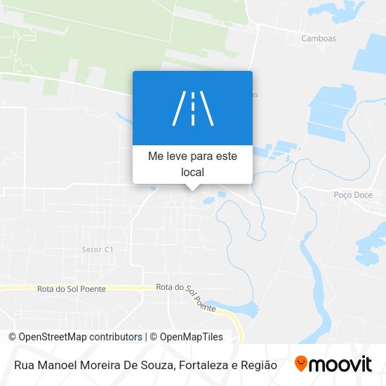 Rua Manoel Moreira De Souza mapa