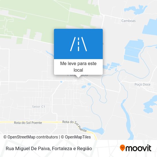 Rua Miguel De Paiva mapa