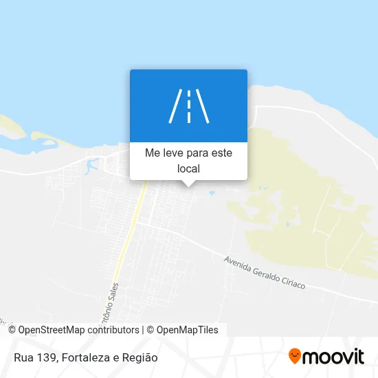 Rua 139 mapa