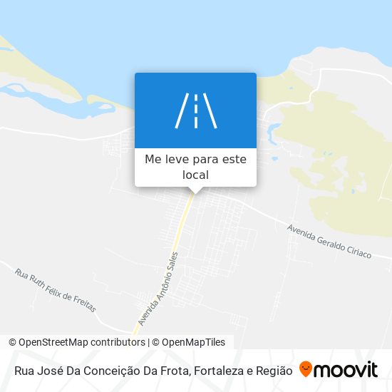 Rua José Da Conceição Da Frota mapa