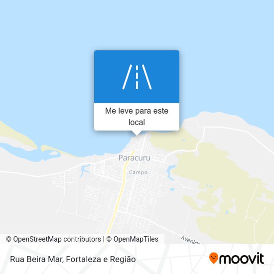 Rua Beira Mar mapa