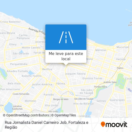 Rua Jornalista Daniel Carneiro Job mapa