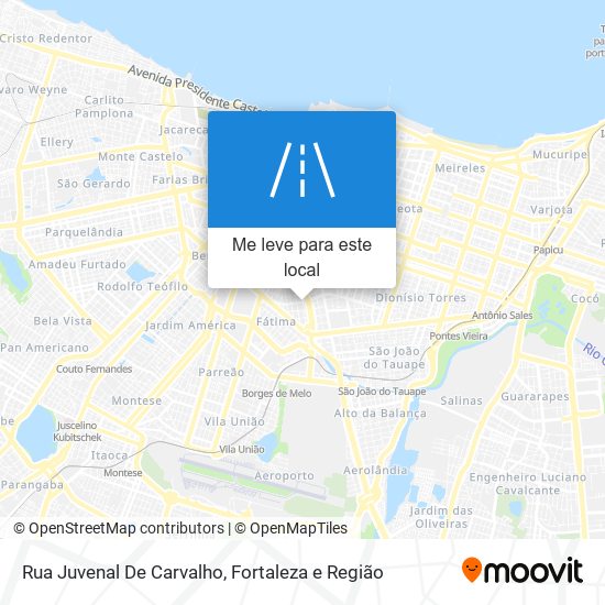 Rua Juvenal De Carvalho mapa