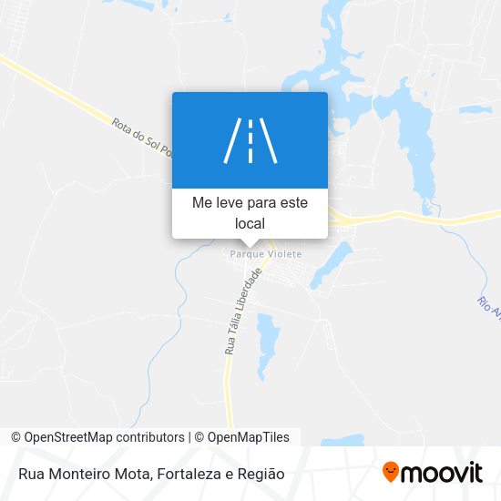 Rua Monteiro Mota mapa