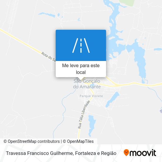 Travessa Francisco Guilherme mapa