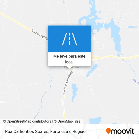 Rua Carlionhos Soares mapa
