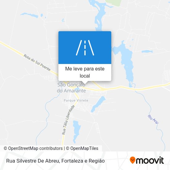 Rua Silvestre De Abreu mapa