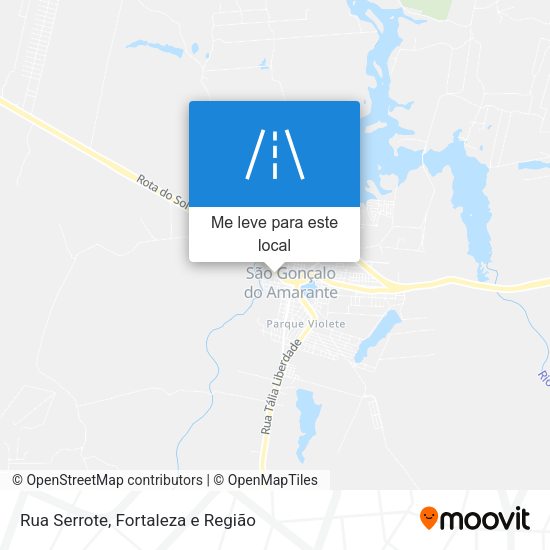 Rua Serrote mapa
