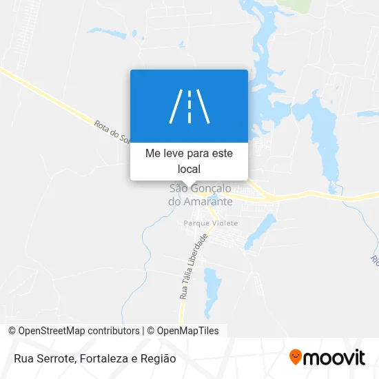 Rua Serrote mapa