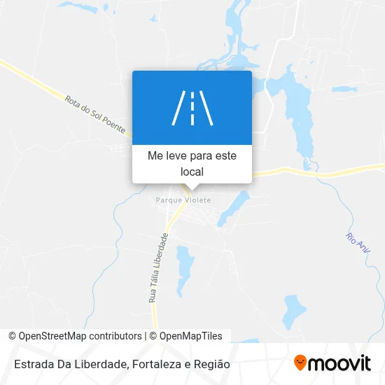 Estrada Da Liberdade mapa