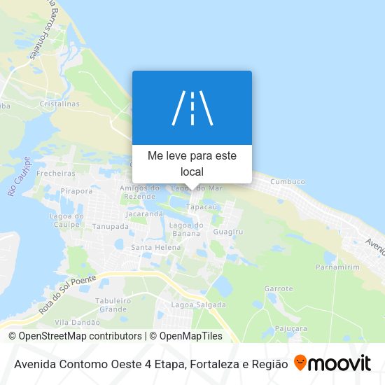 Avenida Contomo Oeste 4 Etapa mapa