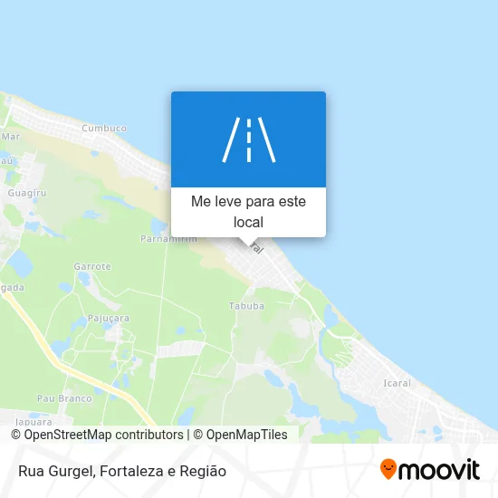 Rua Gurgel mapa