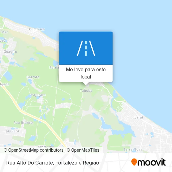 Rua Alto Do Garrote mapa