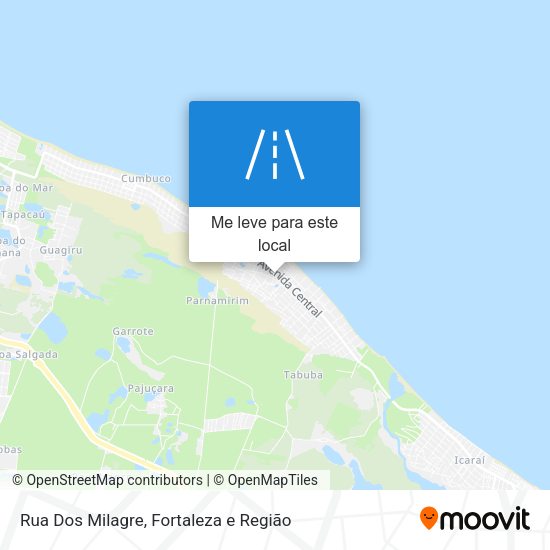 Rua Dos Milagre mapa