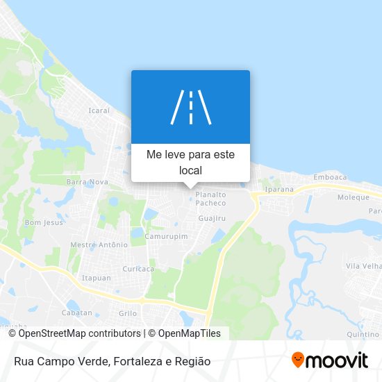 Rua Campo Verde mapa