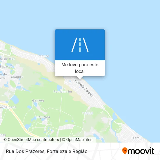 Rua Dos Prazeres mapa
