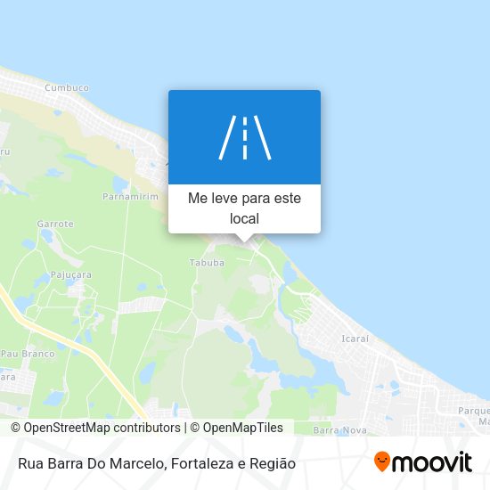 Rua Barra Do Marcelo mapa