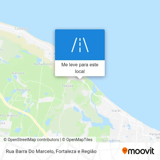 Rua Barra Do Marcelo mapa