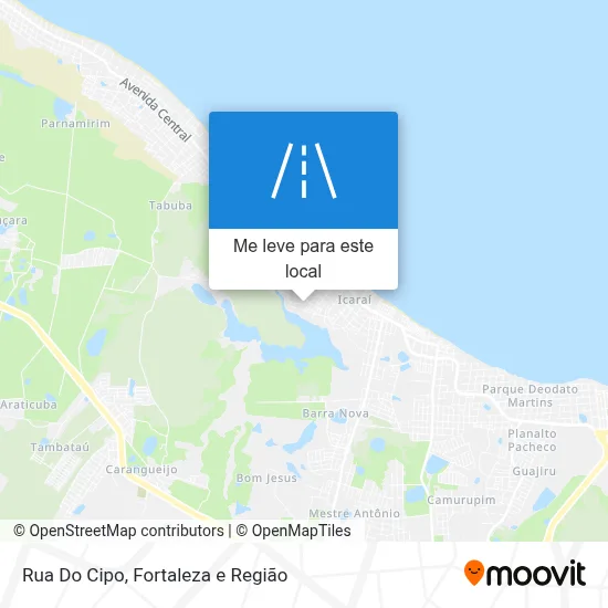 Rua Do Cipo mapa