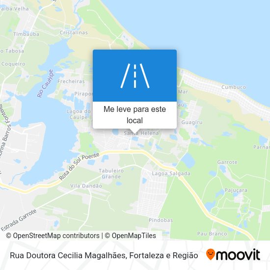 Rua Doutora Cecilia Magalhães mapa