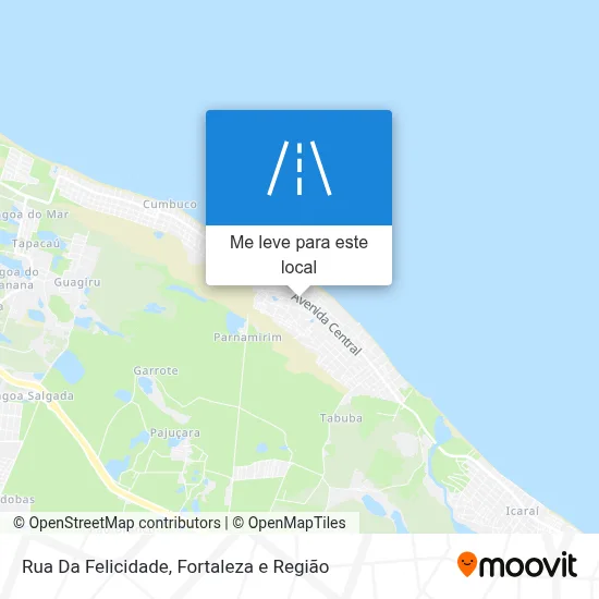 Rua Da Felicidade mapa
