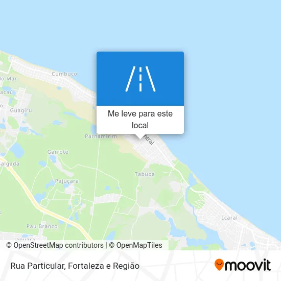 Rua Particular mapa