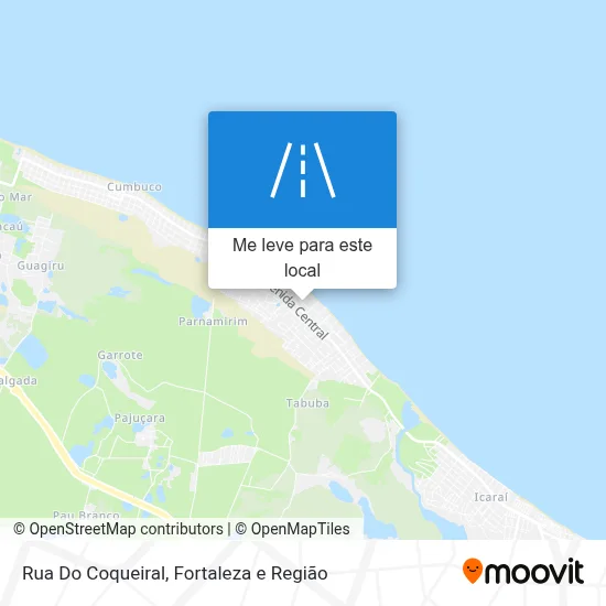 Rua Do Coqueiral mapa