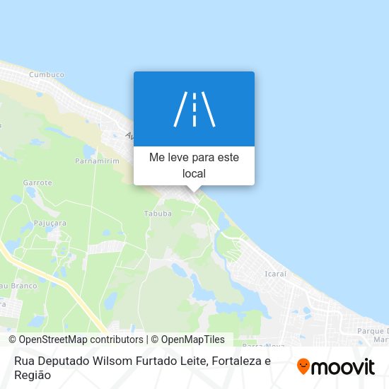 Rua Deputado Wilsom Furtado Leite mapa
