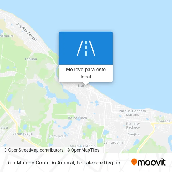 Rua Matilde Conti Do Amaral mapa