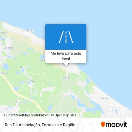 Rua Da Associação mapa