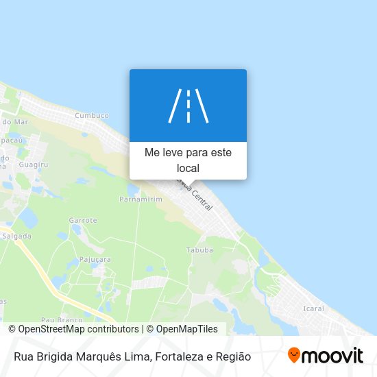 Rua Brigida Marquês Lima mapa