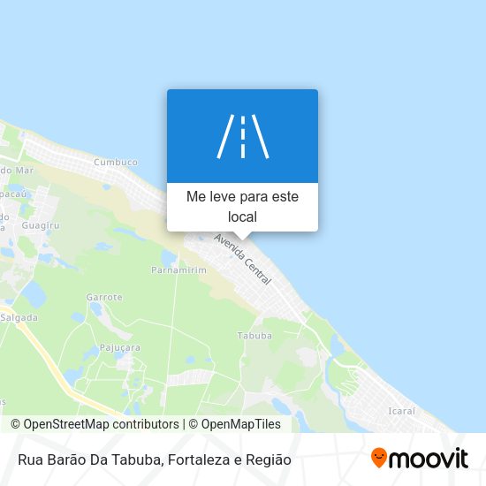 Rua Barão Da Tabuba mapa