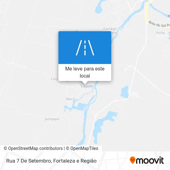 Rua 7 De Setembro mapa