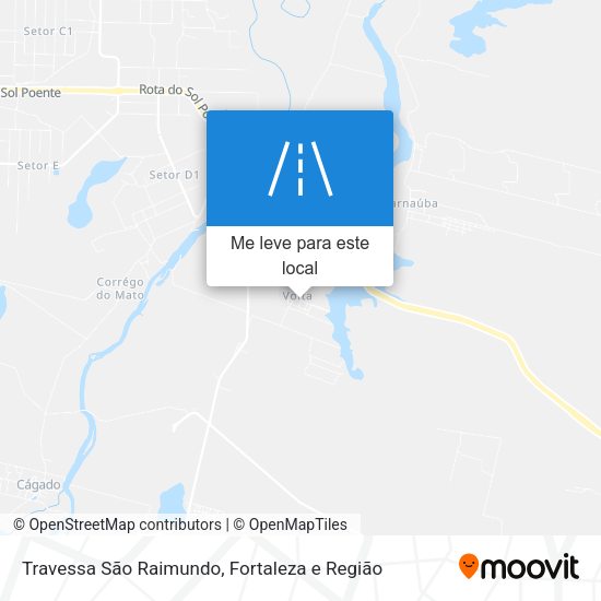 Travessa São Raimundo mapa
