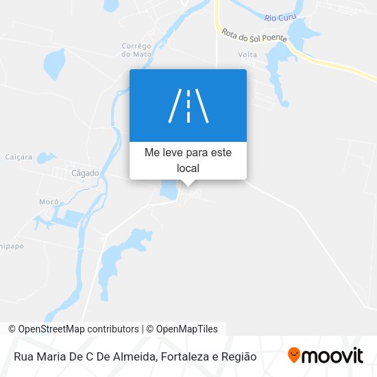 Rua Maria De C De Almeida mapa